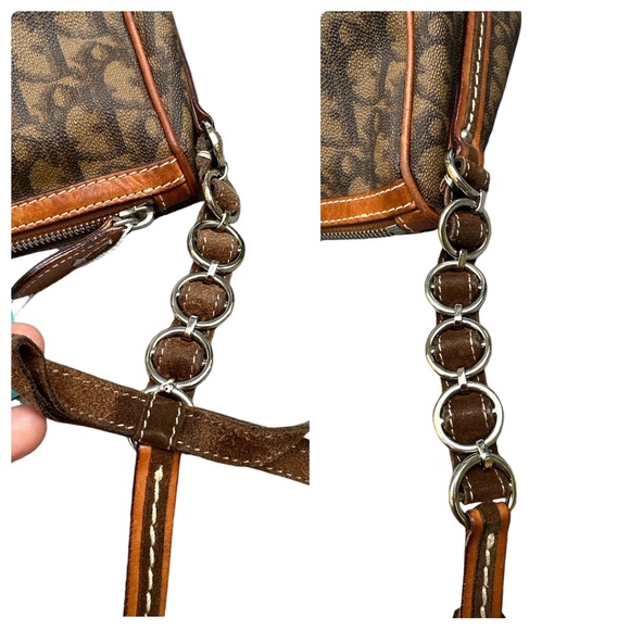 CHRISTIAN DIOR TWO WAY CROSSBODY BAG 🌟AUTHENTIC 🌟 - Picture 14 of 15